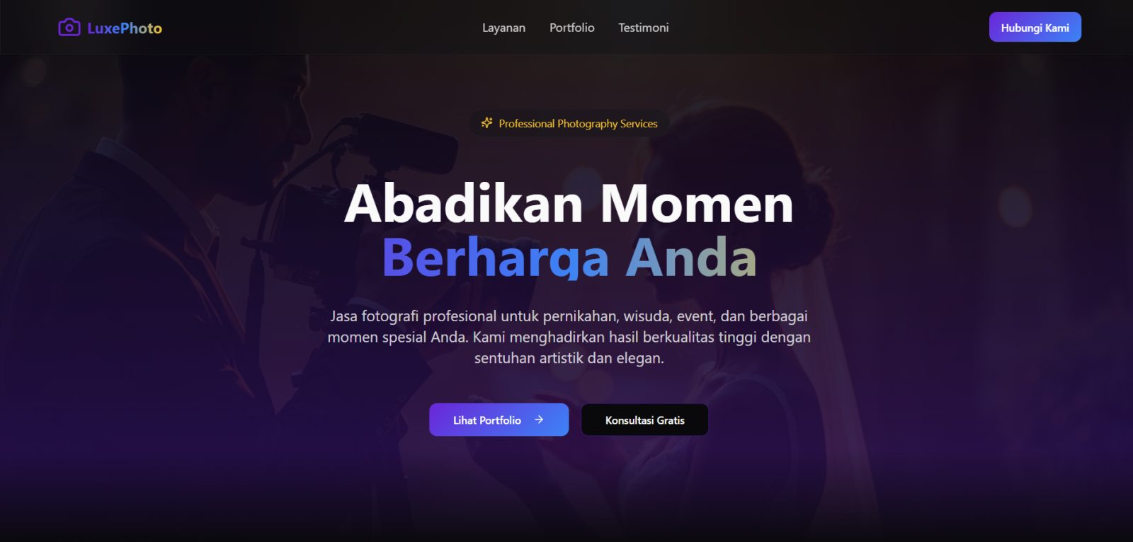 Luxe Lens Scapes – Website Jasa Fotografi Profesional
